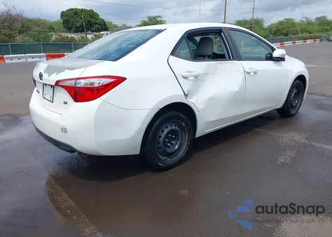 2016 Toyota Corolla Le from USA, damaged, VIN 5YFBURHE2GP404595